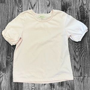 Madewell baby pink tee shirt